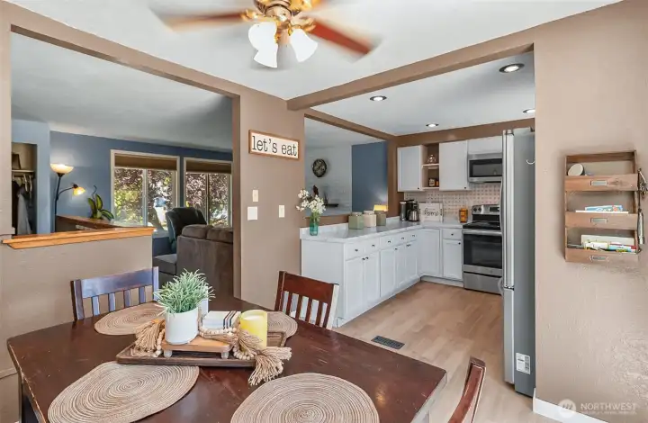 Kitchen with eating space