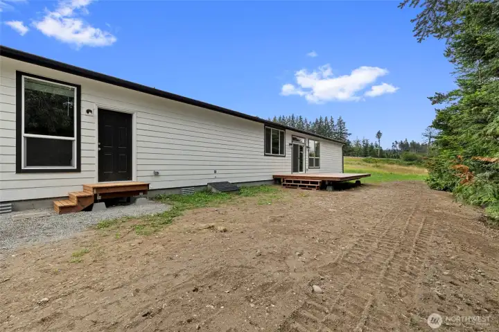 exterior rear