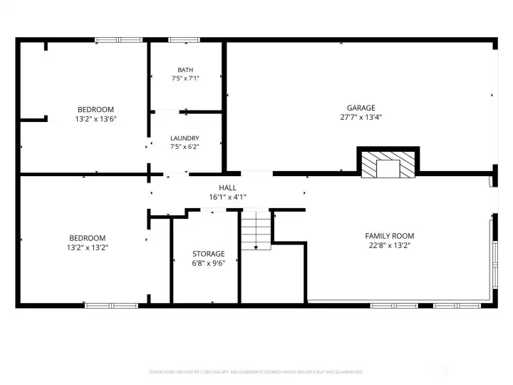 Lower level floor plan layout Lower level floor plan layout