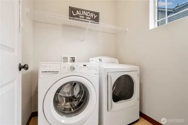 Laundry room on main