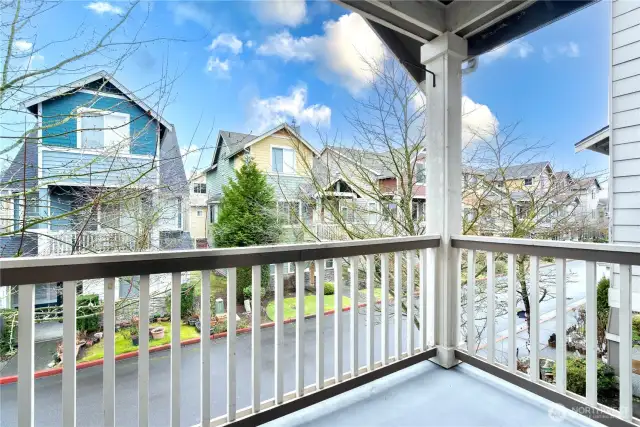 Balcony perfect for grilling