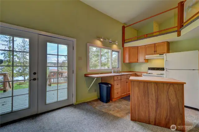 Kitchen in small cabin