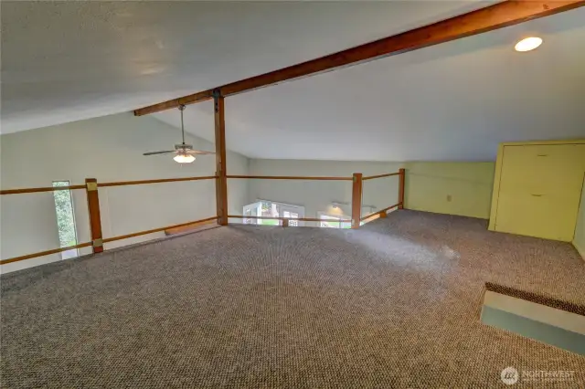 open loft in cabin