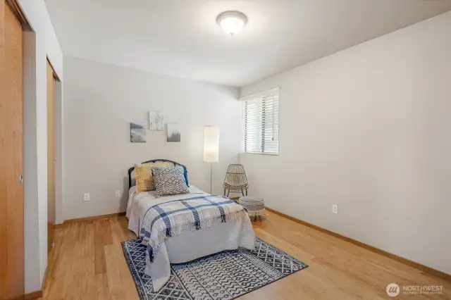 2nd Bedroom, spacious enough for  queen bed!