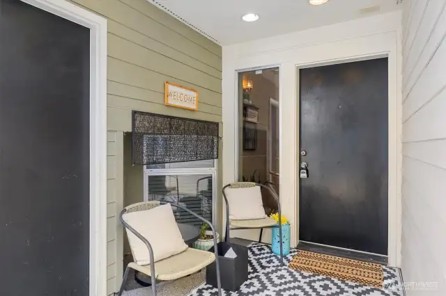 Entry patio