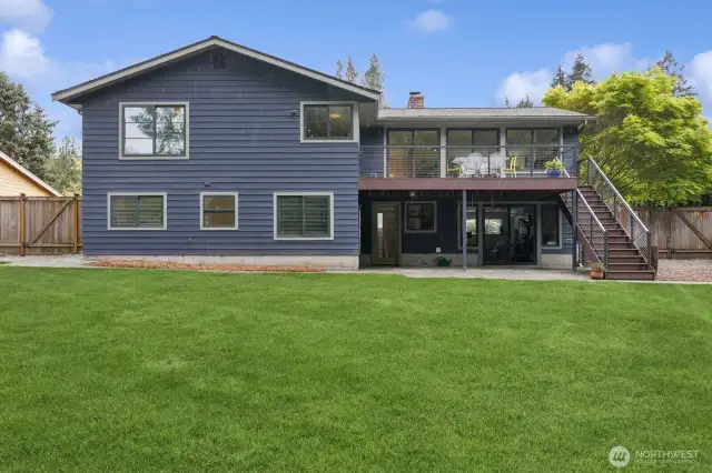 Ideal fully fenced backyard