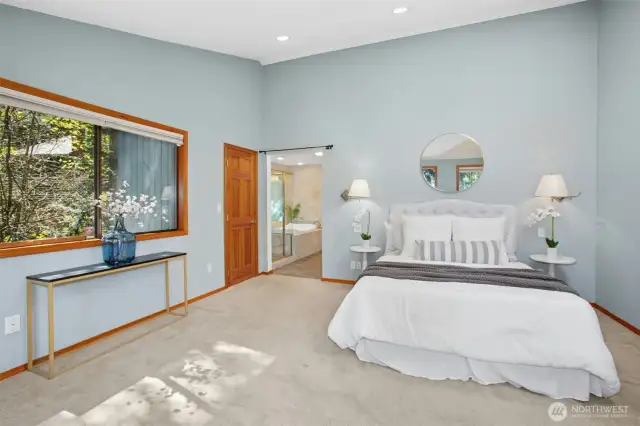 Primary suite on main floor