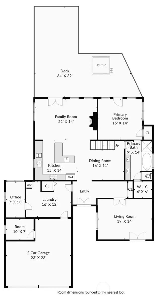 Main Level Floorplan