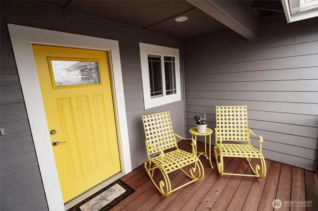 Covered front porch