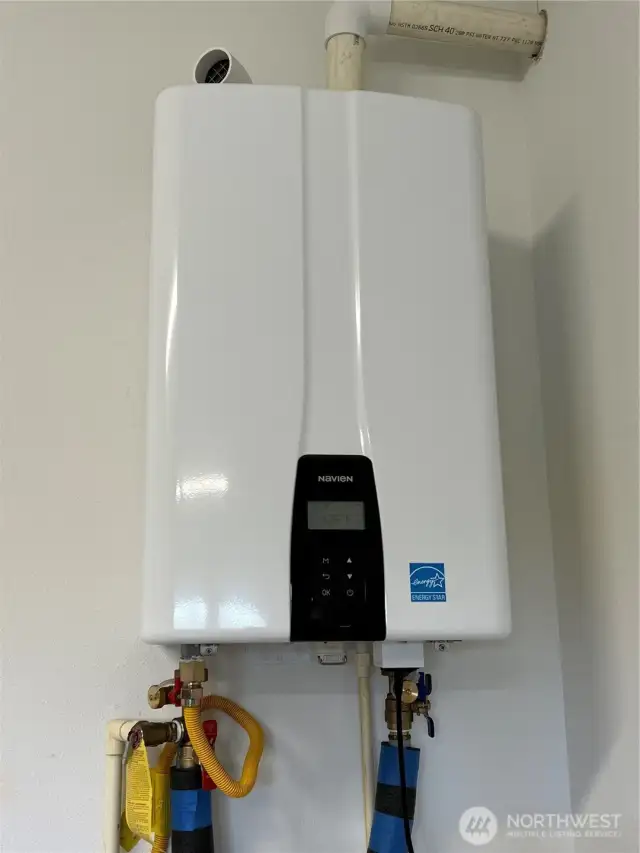 Tankless water heater.
