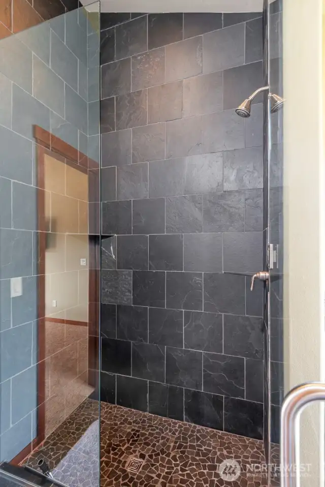 Custom primary bathroom shower