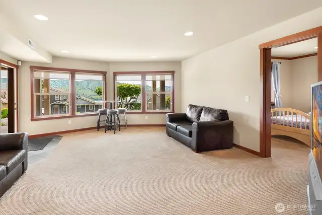 Large family room on main level