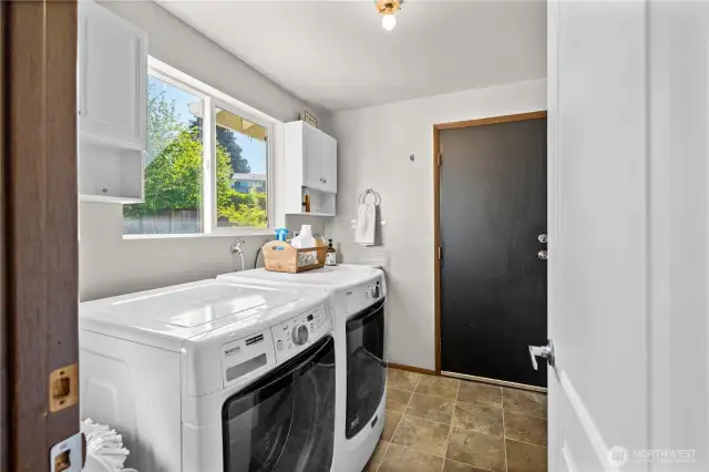 Laundry room on main level