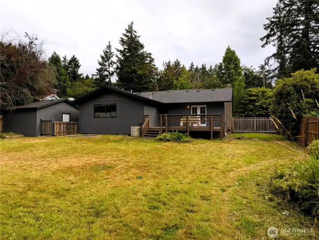 Large, Shy 1/4 acre lot with fenced back yard. #2407 Elliott Ave NW, Olympia, WA 98502