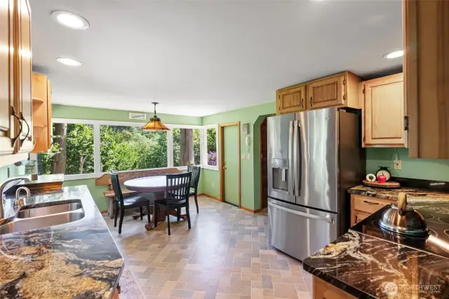 Views of wildlife outside your kitchen window.