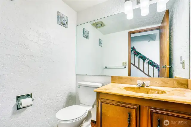 Main floor half bath