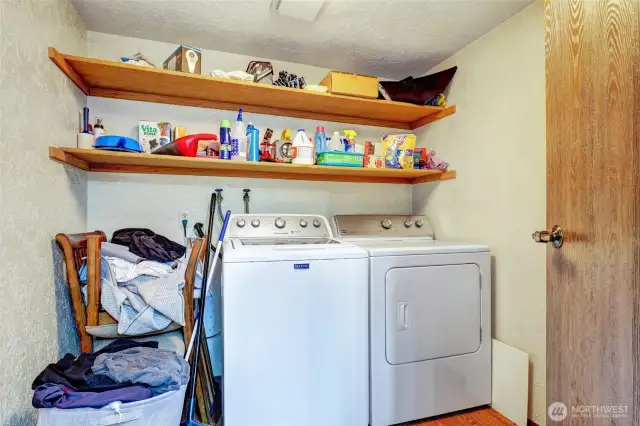 Main floor laundry room