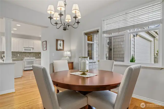 Dining room, adjacent to kitchen