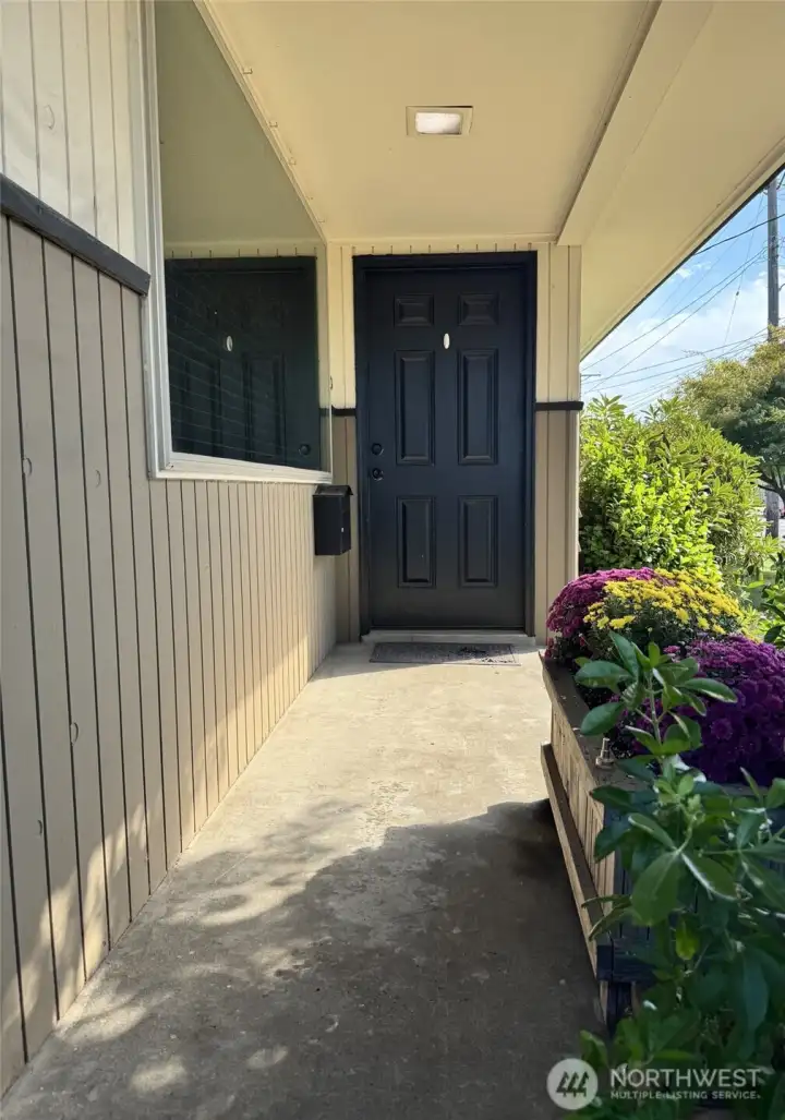 Your covered front porch welcomes you!