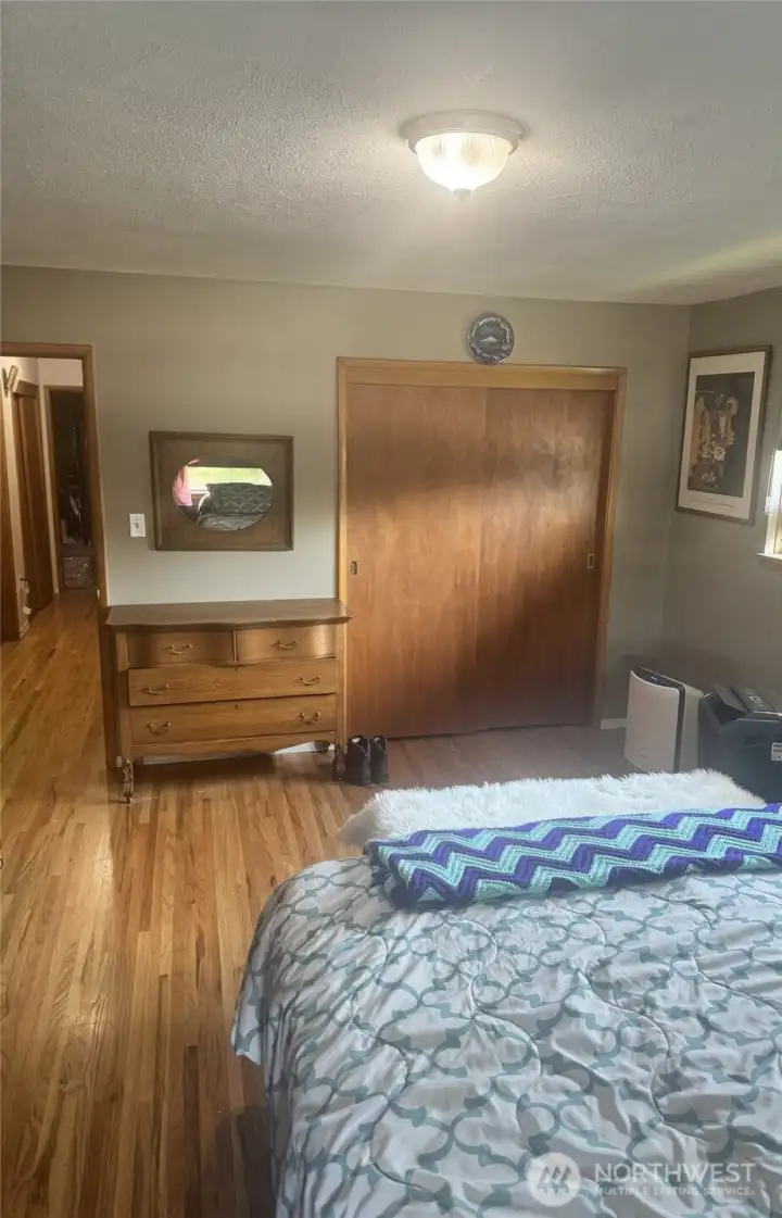 1 of 3 rooms! Notice the beautiful flooring! Spacious main bedroom!