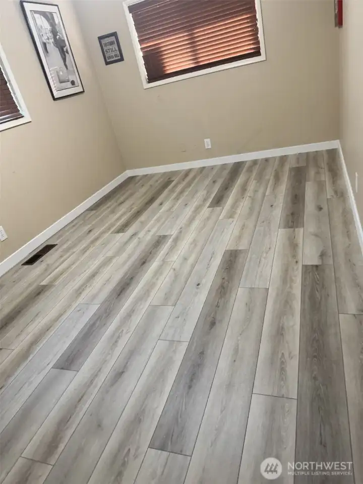 New LVP flooring in office!
