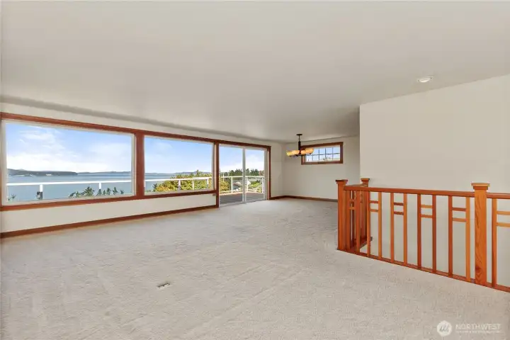 Living area/dining area & views from nearly every room