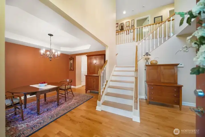 Entry way and formal dining Room