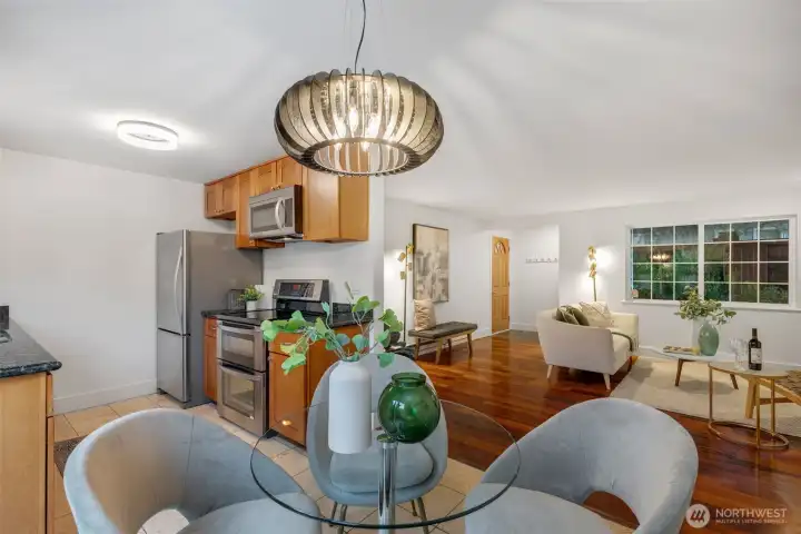 Looking back towards front entry