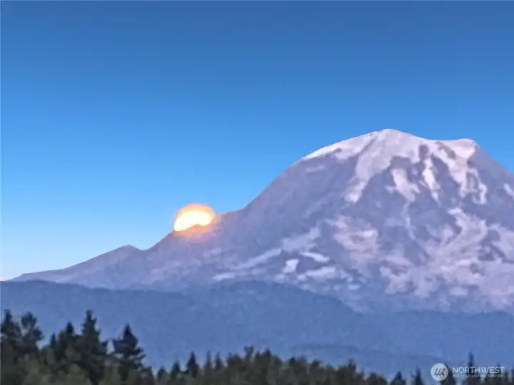 Sunrise over Mt. Rainer