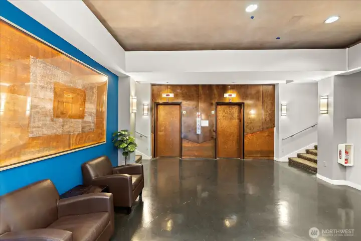 Lobby from front door