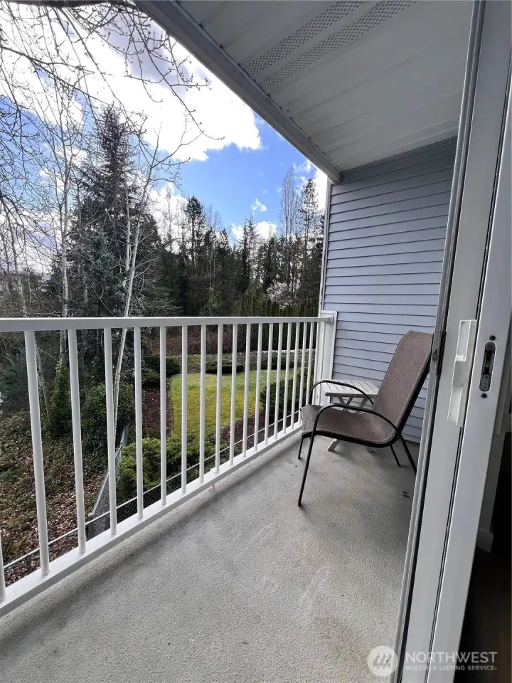 East Facing Balcony. Private.