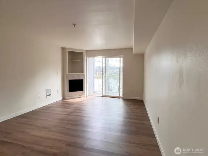 Dining Room View to Living room and view