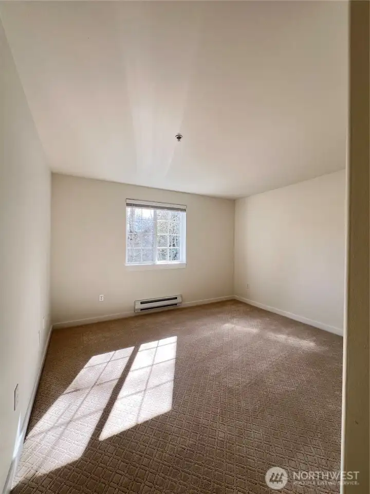 Spacious guest bedroom