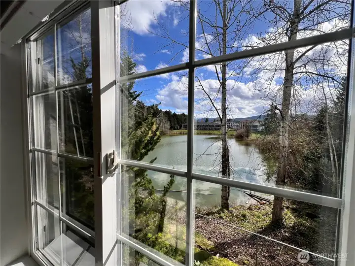 Primary bathroom inside the primary bedroom