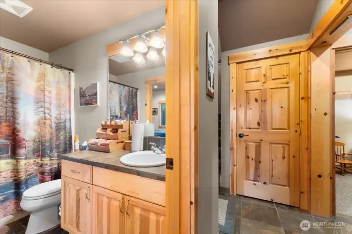 Full bathroom downstairs.