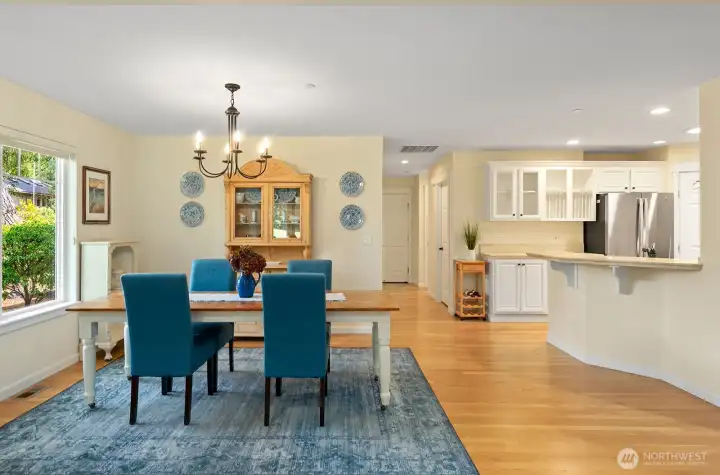 This home has a wonderful floor plan with two separate bedroom wings.