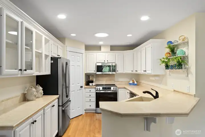 Open kitchen layout ideal for everyday living and entertaining