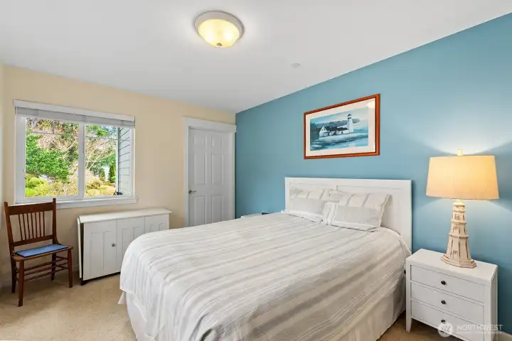 Versatile secondary bedroom with plenty of light