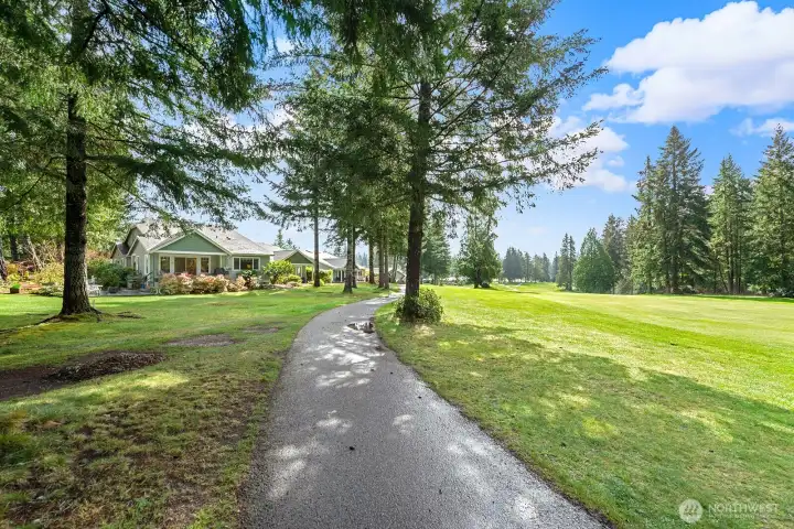 Prime golf course frontage with peaceful, open green views