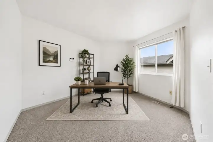 Use Loft or one of the upstairs bedrooms as an office. Virtually staged.