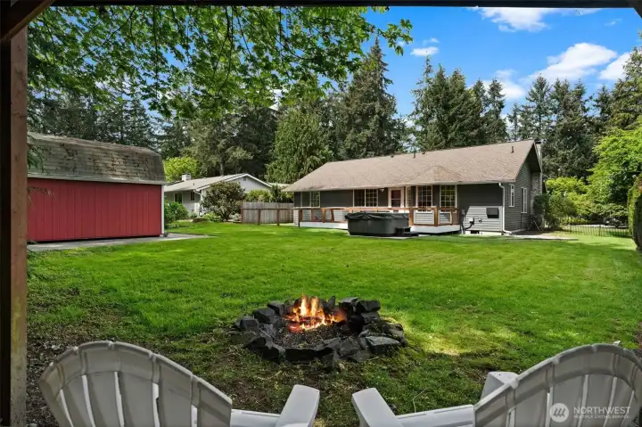 .28 acres of privacy, plus green belt, no rear neighbors