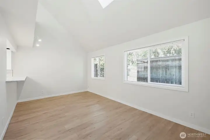living room with beautiful new flooring. living room with beautiful new flooring.