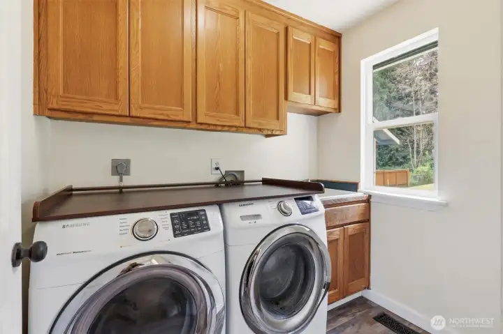 Utility (laundry room) on first floor