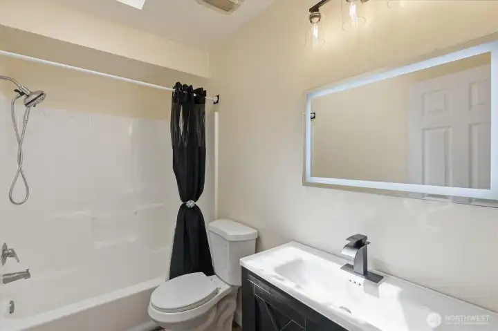 Main hallway bathroom on second floor