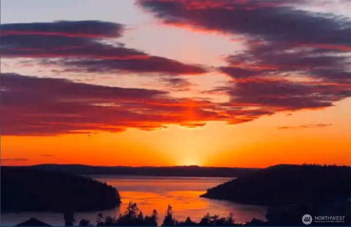 Sit out on the deck and enjoy sunsets like this all year long Sit out on the deck and enjoy sunsets like this all year long