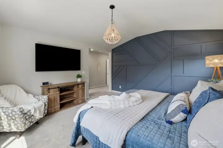 Beautiful custom accent wall
