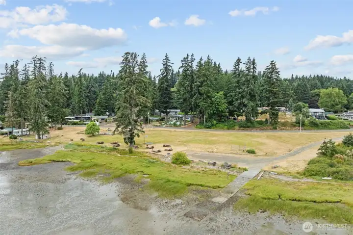 Boat Launch (photo low tide)