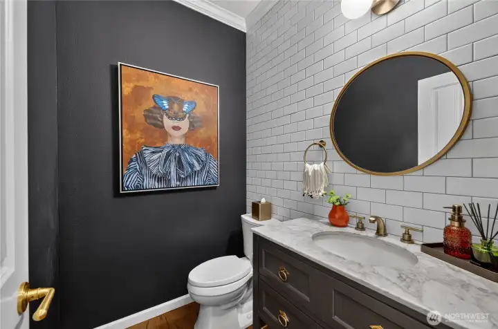 Updated Powder Room Updated Powder Room