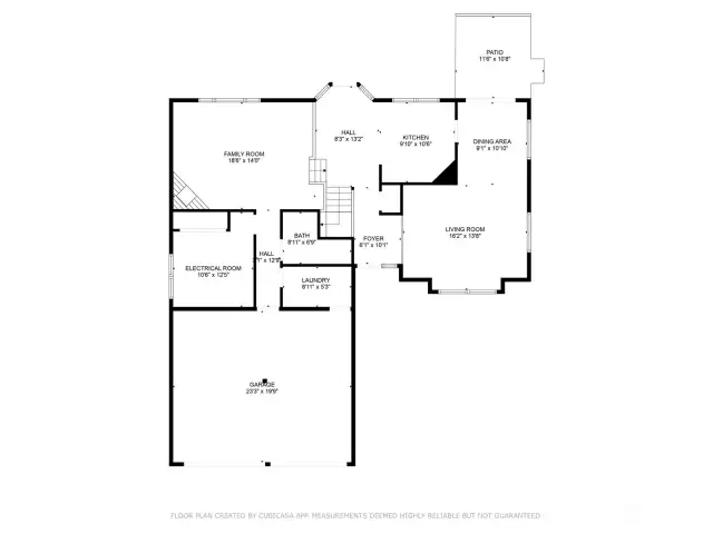 Electrical Room is labeled incorrectly. It is the 4th bedroom