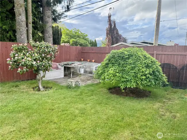 Patio area.